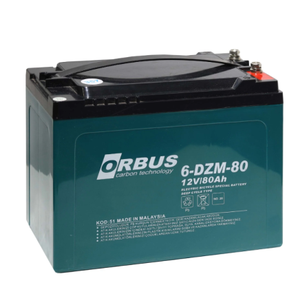 ORBUS 80AH 12V ELEKTRİKLİ BİSİKLET AKÜ